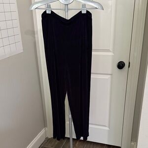 Chico's Travelers Navy Straight  Leg Pants